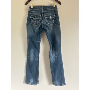 Wrangler Jeans Womens 3 X 34* Premium Patch "Mae" Western Cowgirl Y2K Bling Y-2‎